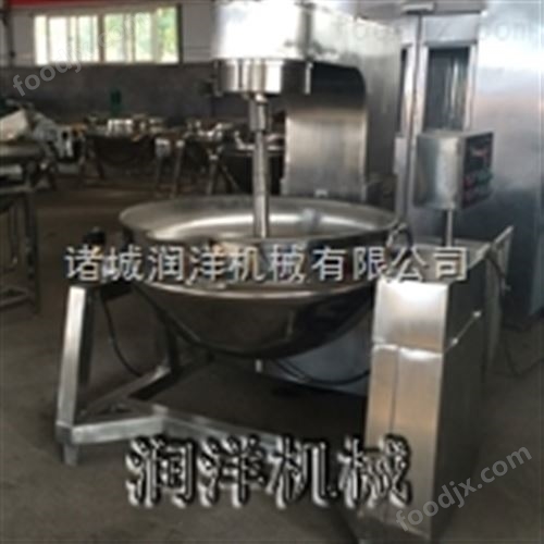 电加热旋转刮边夹层锅
