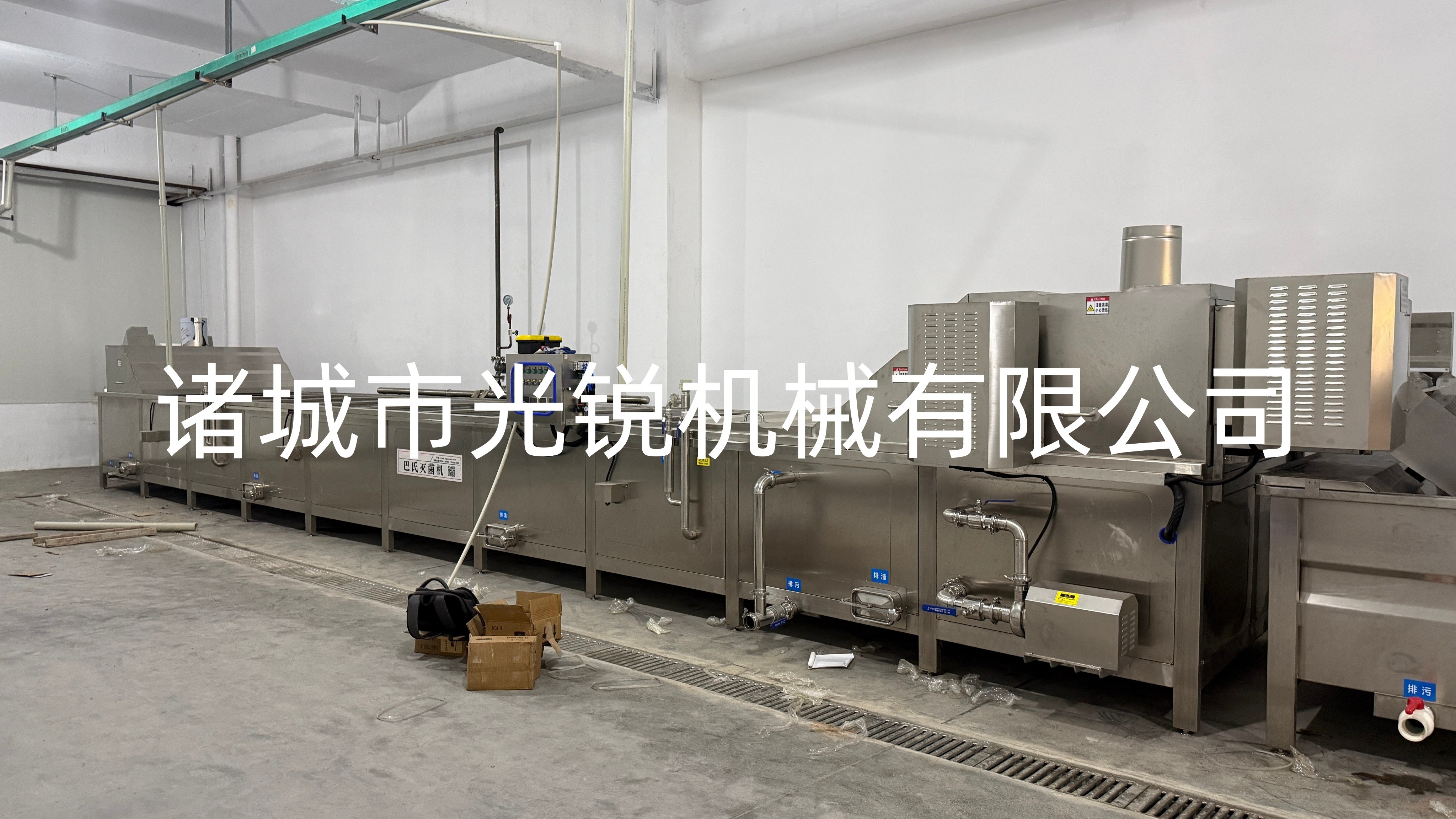 竹笋巴氏灭菌流水线