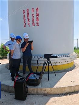 國盛激光清障儀在中國華電風(fēng)電場清障測試